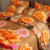 Duvet Cover Set, Queen size Floral Bedding, Dolce Mela - Ecstasy DM712Q