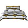 Duvet Cover Set, 6 Piece Queen Size Cotton Bedding - Moco by Dolce Mela