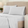 1200 Thread Count Cotton Rich Solid Deep Pocket Bed Sheet Set