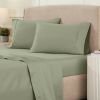 1200 Thread Count Cotton Rich Solid Deep Pocket Bed Sheet Set