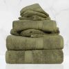 Madison Egyptian Cotton Pile Plush Heavyweight 6 Piece Towel Set
