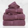 Madison Egyptian Cotton Pile Plush Heavyweight 6 Piece Towel Set