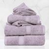 Madison Egyptian Cotton Pile Plush Heavyweight 6 Piece Towel Set