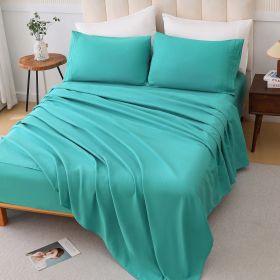 Four-piece Bed Set, Q (Option: Grass green)